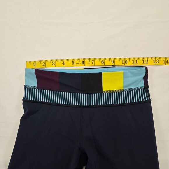Lululemon Women's Run Inspire Crop II Inkwell Pow Luxtreme Size 4 - Picture 5 of 10